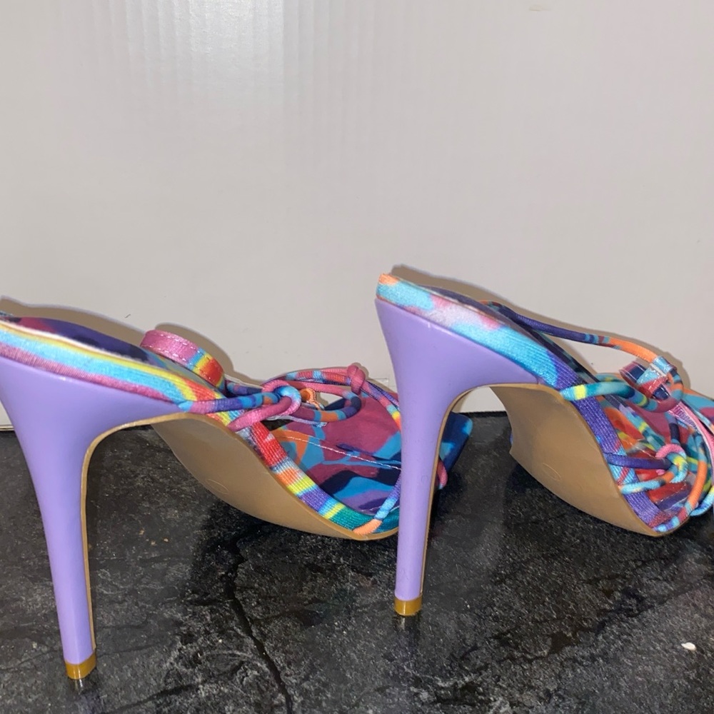 Women 8.5 Colorful High Heels - Picture 3 of 6